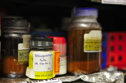 laboratorium-stoffen